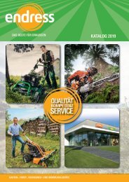 Endress Gartentechnik / Motorgeräte Katalog 2019 
