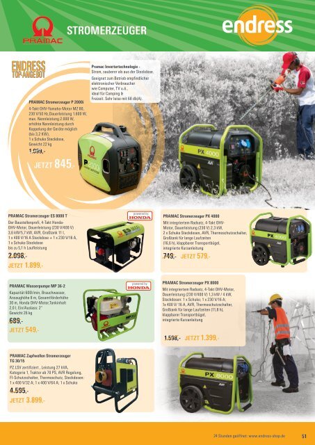 Endress Gartentechnik / Motorgeräte Katalog 2019 