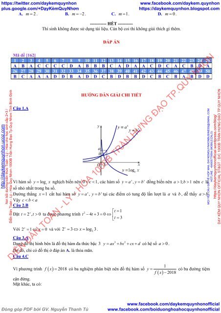 Bộ đề thi thử THPTQG 2019 - Môn Toán, Lý, Hóa, - Cả nước - Có lời giải chi tiết (Lần 14) ( 21 đề ngày 17.04.2019 )