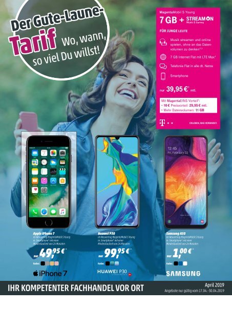 Telekom Werberunde April ab dem 17.04.19