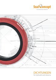 Seal Concept Dichtungen für Hydraulik und Industrie