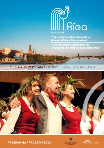 Riga Sings 2019 - Program Book