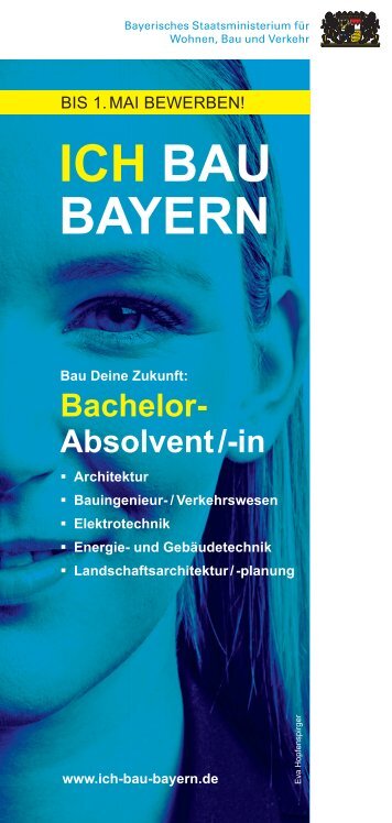 ICH BAU BAYERN - Trainee Bachelor