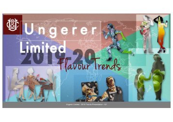 Ungerer 2019-20 trend presentation - Spring Update