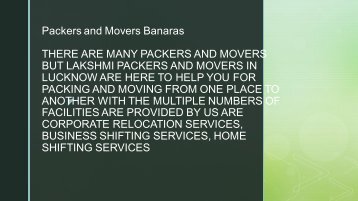 packers and movers banaras