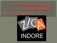 Best Interior Designing College in Indore