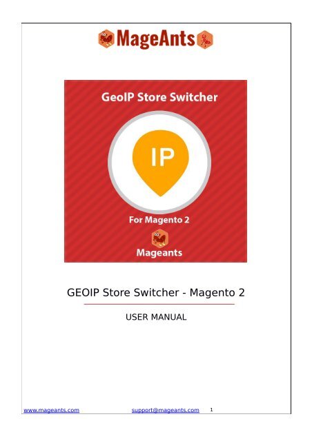 Magento 2 Geo Ip Store Switcher