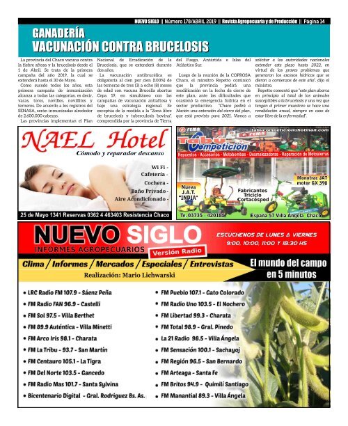 Revista Agropecuaria Nuevo Siglo 178