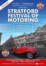 Stratford Festival of Motoring Brochure 2019