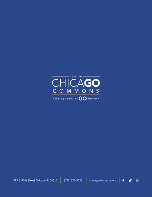 Chicago Commons - Annual Report 2018