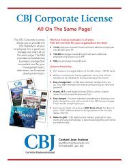 CBJ Corporate Licenses