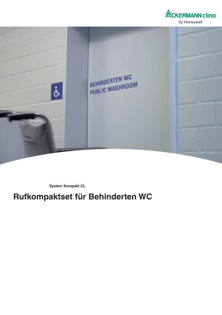 Rufkompaktset für Behinderten WC - Honeywell Life Safety Austria ...
