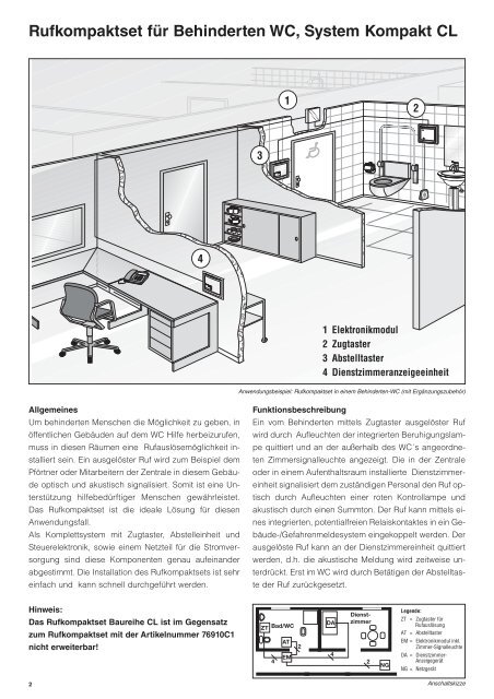 Rufkompaktset für Behinderten WC - Honeywell Life Safety Austria ...