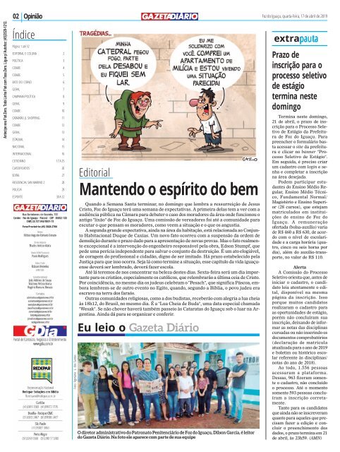 GAZETA DIARIO 850