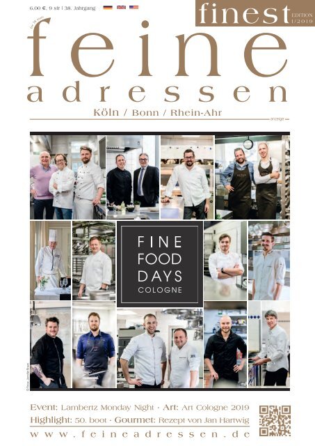 »feine adressen – finest« – Köln 1 19