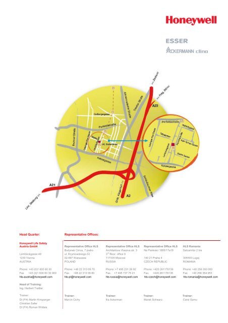 NEW! - Honeywell Life Safety Austria and Eastern Europe