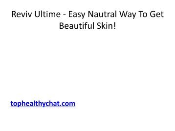 Reviv Ultime - Fast Acting Cream Solution & Eliminate Dry Skin Tags!