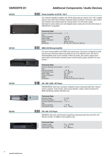 Voice Alarm & Public Address Systems - Honeywell Life Safety ...