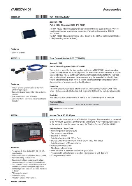 Voice Alarm & Public Address Systems - Honeywell Life Safety ...