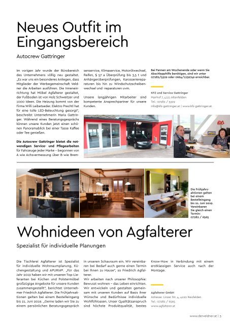 Der Veldner – Ausgabe Frühjahr 2019