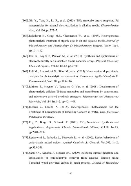 NGHIÊN CỨU TỔNG HỢP VẬT LIỆU CeO2/TiO2 NANO ỐNG VÀ HOẠT TÍNH XÚC TÁC PHÂN HỦY QUANG HÓA TRONG VÙNG KHẢ KIẾN