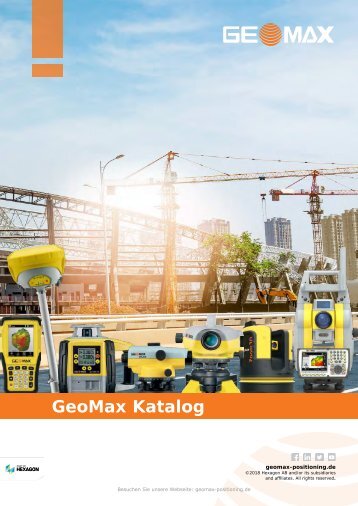 GeoMax Katalog