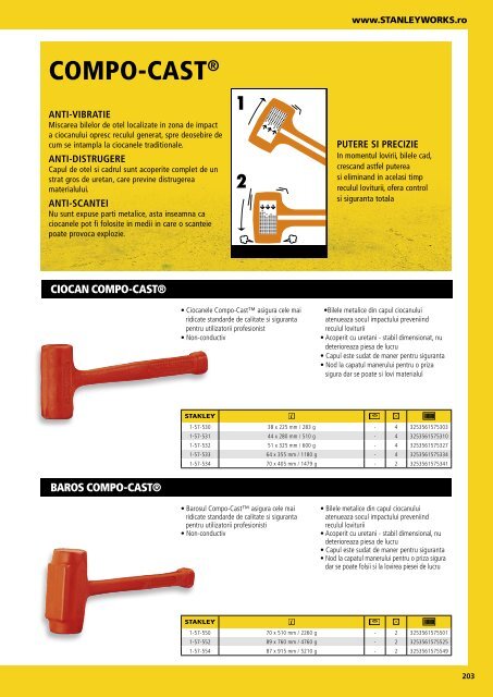 Stanley - Catalog - Unelte și scule de mână - 2018-2019 (RO)