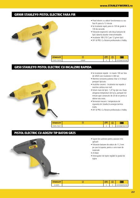 Stanley - Catalog - Unelte și scule de mână - 2018-2019 (RO)