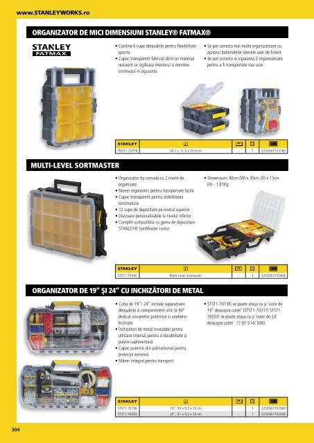 Stanley - Catalog - Unelte și scule de mână - 2018-2019 (RO)