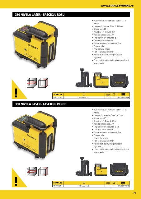 Stanley - Catalog - Unelte și scule de mână - 2018-2019 (RO)