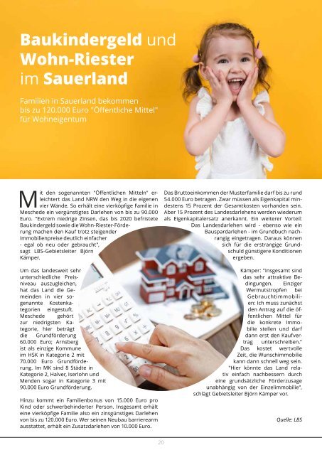 BAULOKAL MAGAZIN SAUERLAND AUSGABE 2019.2 Frühling