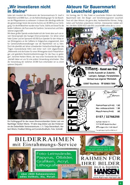 Stadt-Magazin Eitorf, Windeck, Ruppichteroth - April/Mai 2019