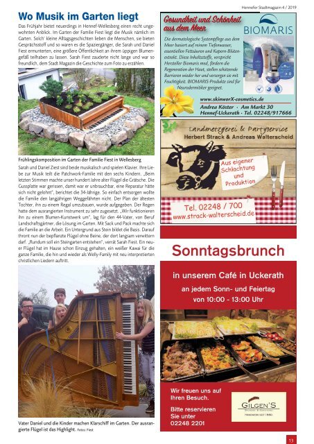 Hennefer Stadt-Magazin - April/Mai 2019