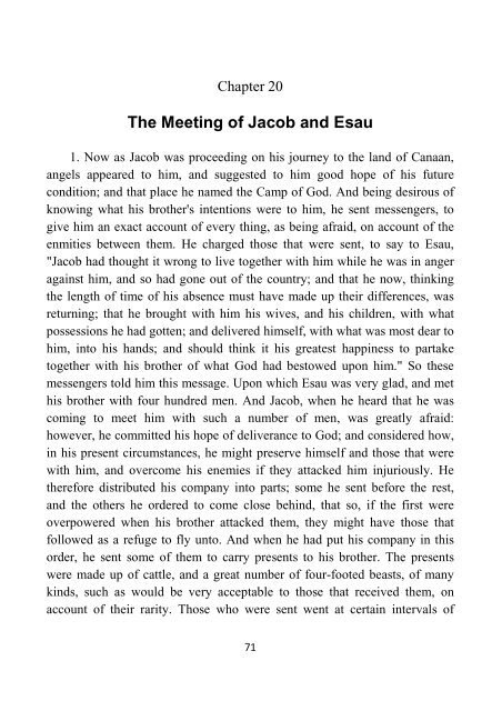 From the Creation to the Death of Isaac - Flavius Josephus