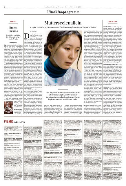 Berliner Zeitung 18.04.2019