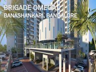 Brigade Omega Banashankari - 2,3,4 BHK Apartments in Bangalore