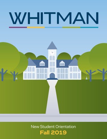 Whitman College New Student Orientation 2019