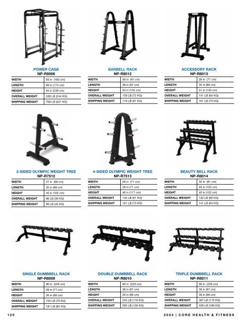 Core Health & Fitness Brand Brochure