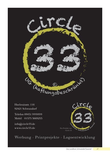 Circle 33 Landkreis Schwandorf Journal