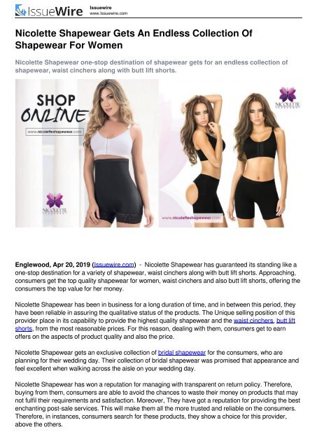 nicolette shapewear