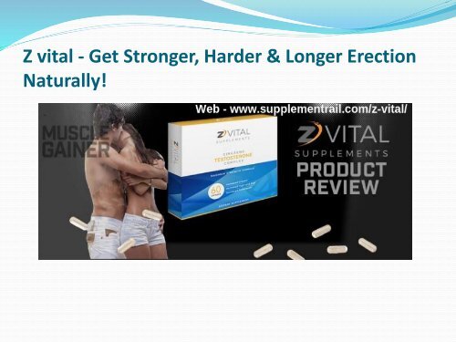  Z vital - Improve Your Energy & Stamina Easily!