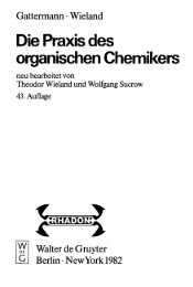 Die Praxis des organischen Chemikers - paraZite