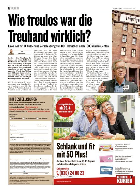 Berliner Kurier 20.04.2019