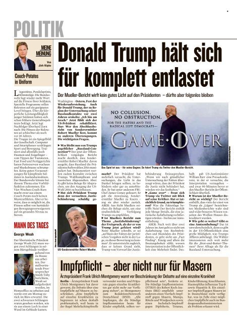 Berliner Kurier 20.04.2019