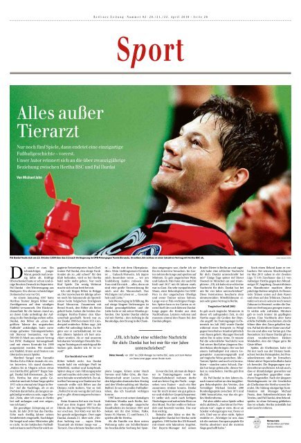 Berliner Zeitung 20.04.2019