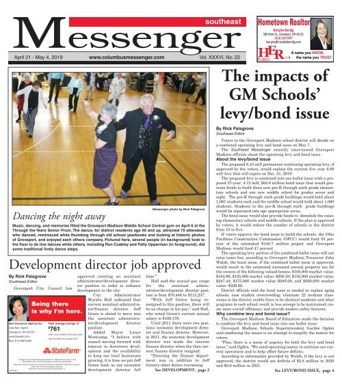 Southeast Messenger - April 21st, 2019
