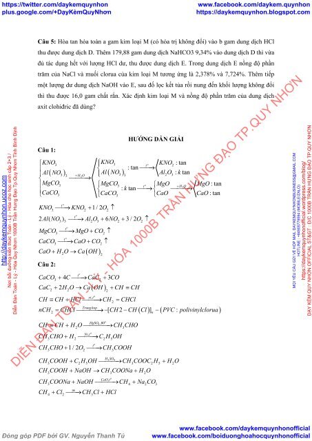 LUYỆN THI SIÊU TỐC CHUYÊN HÓA VÀO 10 GỒM 38 ĐỀ THI CHÍNH THỨC VÀO 10 MÔN HÓA HỌC CỦA CÁC SỞ GIÁO DỤC VÀ CÁC TRƯỜNG CHUYÊN TRÊN CẢ NƯỚC CÓ LỜI GIẢI CHI TIẾT CHO CẢ TRẮC NGHIỆM VÀ TỰ LUẬN 2017 2018