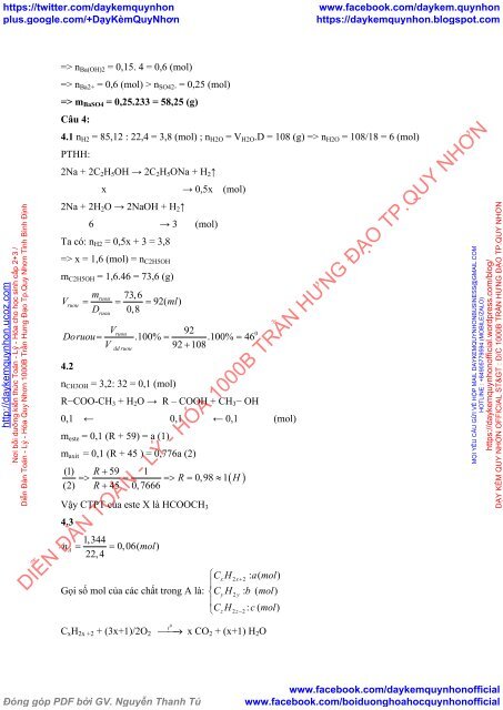 LUYỆN THI SIÊU TỐC CHUYÊN HÓA VÀO 10 GỒM 38 ĐỀ THI CHÍNH THỨC VÀO 10 MÔN HÓA HỌC CỦA CÁC SỞ GIÁO DỤC VÀ CÁC TRƯỜNG CHUYÊN TRÊN CẢ NƯỚC CÓ LỜI GIẢI CHI TIẾT CHO CẢ TRẮC NGHIỆM VÀ TỰ LUẬN 2017 2018