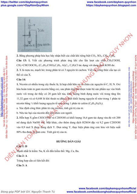 LUYỆN THI SIÊU TỐC CHUYÊN HÓA VÀO 10 GỒM 38 ĐỀ THI CHÍNH THỨC VÀO 10 MÔN HÓA HỌC CỦA CÁC SỞ GIÁO DỤC VÀ CÁC TRƯỜNG CHUYÊN TRÊN CẢ NƯỚC CÓ LỜI GIẢI CHI TIẾT CHO CẢ TRẮC NGHIỆM VÀ TỰ LUẬN 2017 2018