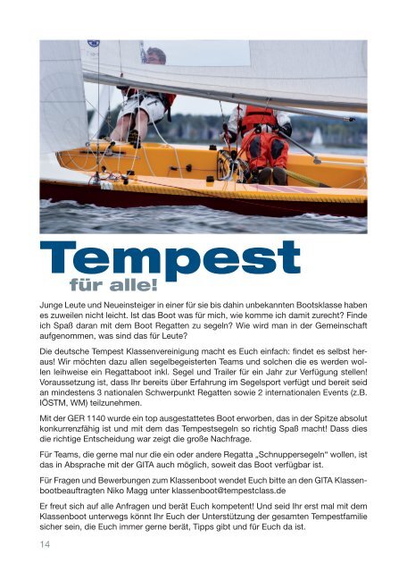 TEMPEST Jahrbuch 2019